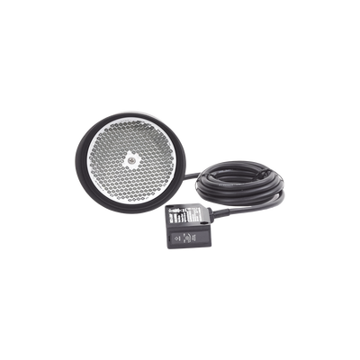Sensor de Haz Fotoeléctrico Reflectante – Cumple con ETL UL325, con alcance dehasta 14 metros. Sensor de Haz Fotoeléctrico Reflectante – Cumple con ETL UL325, con alcance dehasta 14 metros.