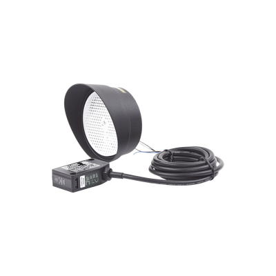 Sensor de Haz Fotoeléctrico Reflectante – Cumple con ETL UL325, con alcance dehasta 14 metros. Sensor de Haz Fotoeléctrico Reflectante – Cumple con ETL UL325, con alcance dehasta 14 metros.