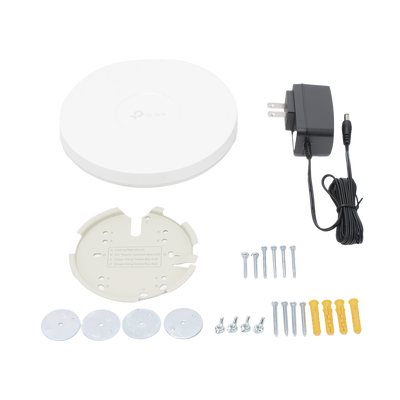 Punto de Acceso Omada / Wi-Fi 6 AX1800 MU-MIMO 2x2 / Mesh Omada / Alta Densidad de Usuarios / Configuración por Controlador o Stand-Alone / Para Montaje en Techo/pared / Alimentación PoE+