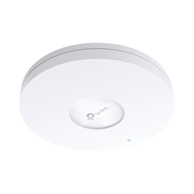 Punto de Acceso Omada / Wi-Fi 6 AX1800 MU-MIMO 2X2 / Omada Mesh / Alta Densidad de Usuarios / Configuración por Controlador o Stand-Alone / Para Montaje en Techo-pared / Alimentación PoE+