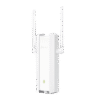 Punto de Acceso Omada Exterior / Wi-Fi 6 AX1800 MU-MIMO 2x2 / Mesh Omada / Alta Densidad de Usuarios / Carcasa Resistente IP67 / Configuración por Controlador o Stand-Alone / Para Montaje en Mástil/ Pared / Alimentación PoE+