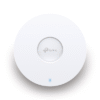 Punto de Acceso Omada / Wi-Fi 6 AX5400 MU-MIMO 4x4 / Mesh Omada / Alta Densidad de Usuarios / Configuración por Controlador o Stand-Alone / Para Montaje en Techo/pared / Alimentación PoE+