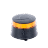 Baliza LED Recargable, Compacta y Discreta, Color Ámbar, Con Montaje Magnético y de Succión