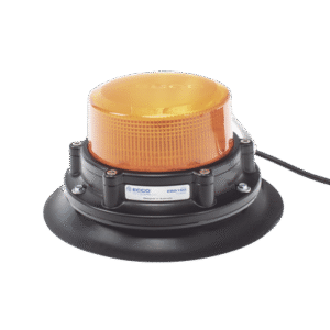 Baliza LED de Uso Rudo, Color Ámbar, Con Montaje Magnético y de Succión, IP69K