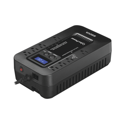 UPS de 650 VA/390 W, Topología Standby con Modo Ahorrador ECO, Entrada 120 Vca NEMA 5-15P, Con 8 Tomas NEMA 5-15R UPS de 650 VA/390 W, Topología Standby con Modo Ahorrador ECO, Entrada 120 Vca NEMA 5-15P, Con 8 Tomas NEMA 5-15R