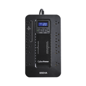 UPS de 850 VA/510 W, Topología Standby con Modo Ahorrador ECO, Entrada 120 Vca NEMA 5-15P, Con 12 Tomas NEMA 5-15R