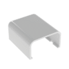 Tapa Final, para uso con canaleta LD10, material ABS, Color Blanco