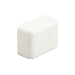 Tapa Final, para uso con canaleta LD3, material ABS, Color Blanco Mate