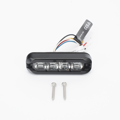 Luz perimetral , 8 LED Ultra Brillantes, Dual Color Rojo / Claro