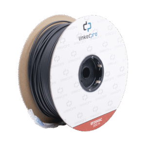 Carrete de Fibra Óptica Monomodo con Conectores SC-SC Duplex, Reforzada con Kevlar, de 200 metros, Para instalaciones subterráneas por tubería