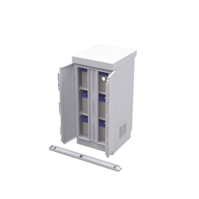 Gabinete de Seguridad de Lámina Galvanizada para Almacenamiento de Baterías (Hasta 6 baterías PL110D12).
