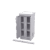 Gabinete de Seguridad de Lámina Galvanizada para Almacenamiento de Baterías (Hasta 6 baterías PL110D12).