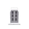Gabinete de Seguridad de Lámina Galvanizada para Almacenamiento de Baterías (Hasta 6 baterías PL110D12).