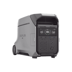 Estación de Energía Portátil DELTA PRO3 / 4096Wh Litio LFP / 5 AC 4000W (8000W Pico) / 2 USB-C 100W / Capacidad para Aumentar Respaldo / Cargador de Coche 10A a 12.6V / Conectividad WiFi y Bluetooth (App) / Carga Solar 2600W Max. (2 P Estación de Energía Portátil DELTA PRO3 / 4096Wh Litio LFP / 5 AC 4000W (8000W Pico) / 2 USB-C 100W / Capacidad para Aumentar Respaldo / Cargador de Coche 10A a 12.6V / Conectividad WiFi y Bluetooth (App) / Carga Solar 2600W Max. (2 P