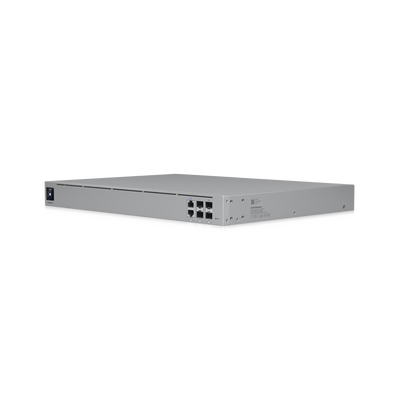 UniFi Enterprise Fortress Gateway / Next Generation Gateway (Sin licencias obligatorias) con IPS/IDS/, Inspección SSL/TLS, antiMalware, balanceo MultiWAN, VPN, Fuente redundante, VRRP