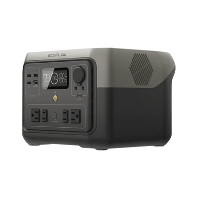 EcoFlow River 2 Max | Estación de Energía Portátil 512Wh Litio LFP / 4 AC 500 W (Max. 1000W) / 1 USB-C 100W / 3 USB -A 12W / Cargador de Coche 8A a 12 o 24V / Conectividad WiFi y Bluetooth (App) / Carga Solar 220W Max. EcoFlow River 2 Max | Estación de Energía Portátil 512Wh Litio LFP / 4 AC 500 W (Max. 1000W) / 1 USB-C 100W / 3 USB -A 12W / Cargador de Coche 8A a 12 o 24V / Conectividad WiFi y Bluetooth (App) / Carga Solar 220W Max.