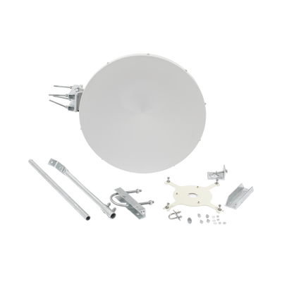 Antena Siklu de 2 pies para radios EtherHaul (EH1200, EH2500, EH8010), Rango 71-86 GHz, 50 dBi, incluye kit de montaje para radios EtherHaul