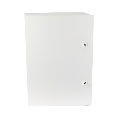 Gabinete para instalación de 2 Baterías PL110D12, Fabricado en Lámina Galvanizada, Accesorios para piso o poste (No incluidos)