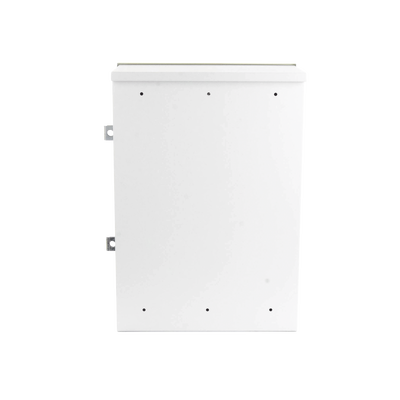 Gabinete para instalación de 2 Baterías PL110D12, Fabricado en Lámina Galvanizada, Accesorios para piso o poste (No incluidos)