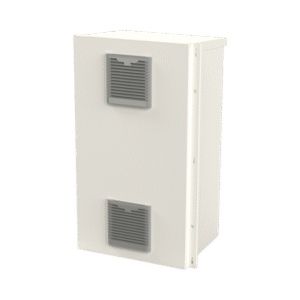 Gabinete Acero Galv. para 2 Baterías PL110D12 (400 x 730 x 300mm). Puerta Ventilada. Acc. para piso o poste No incluidos. Gabinete Acero Galv. para 2 Baterías PL110D12 (400 x 730 x 300mm). Puerta Ventilada. Acc. para piso o poste No incluidos.