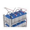 Estante Galvanizado de 3 Niveles para Instalación de 12 Baterías de Ciclo Profundo Similares a la PL-110-D12. Estante Galvanizado de 3 Niveles para Instalación de 12 Baterías de Ciclo Profundo Similares a la PL-110-D12.