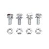 Kit de 12 tornillos y 12 tuercas para expandir rack.