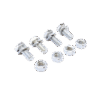Kit de 12 tornillos y 12 tuercas para expandir rack.