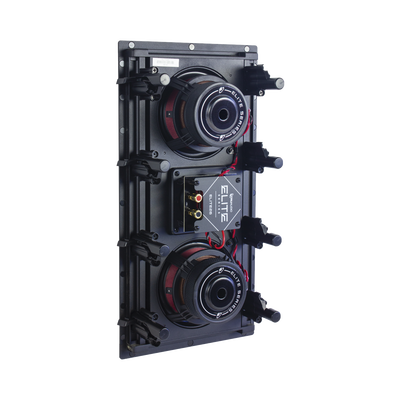 BOCINA DE PARED | 2 WOOFERS DE FIBRA DE CARBONO 6.5'' | TWEETER DE TITANIO 1'' | 200W