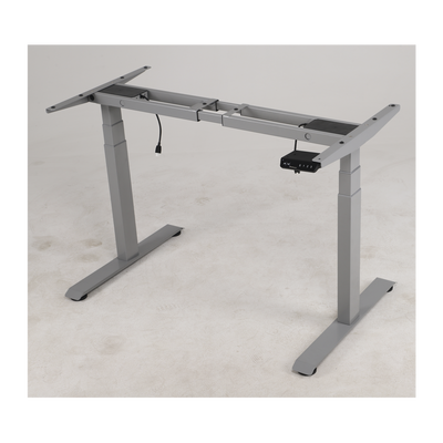 Base de Escritorio Motorizado Profesional / Altura Ajustable 60-125cm / Estructura Estable / Funcionamiento Suave / 3 Preset de Posiciones / Color Gris / Soporta hasta 100Kg de carga Base de Escritorio Motorizado Profesional / Altura Ajustable 60-125cm / Estructura Estable / Funcionamiento Suave / 3 Preset de Posiciones / Color Gris / Soporta hasta 100Kg de carga