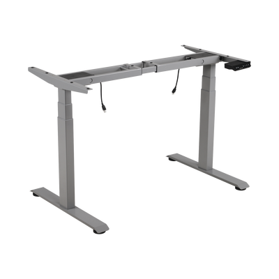Base de Escritorio Motorizado Profesional / Altura Ajustable 60-125cm / Estructura Estable / Funcionamiento Suave / 3 Preset de Posiciones / Color Gris / Soporta hasta 100Kg de carga Base de Escritorio Motorizado Profesional / Altura Ajustable 60-125cm / Estructura Estable / Funcionamiento Suave / 3 Preset de Posiciones / Color Gris / Soporta hasta 100Kg de carga