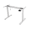 Base de Escritorio Motorizado Profesional / Altura Ajustable 60-125cm / Estructura Estable / Funcionamiento Suave / 3 Preset de Posiciones / Color Blanco / Soporta hasta 100Kg de carga