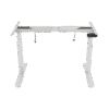 Base de Escritorio Motorizado Profesional / Altura Ajustable 60-125cm / Estructura Estable / Funcionamiento Suave / 3 Preset de Posiciones / Color Blanco / Soporta hasta 100Kg de carga