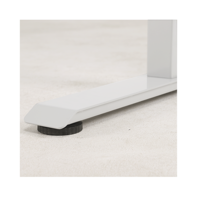 Base de Escritorio Motorizado Profesional / Altura Ajustable 60-125cm / Estructura Estable / Funcionamiento Suave / 3 Preset de Posiciones / Color Blanco / Soporta hasta 100Kg de carga