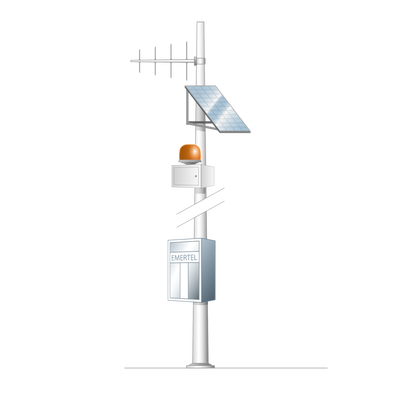 Sistema para Comunicación de Emergencia con Radio TK8302HK (UHF 450-520 MHz).
