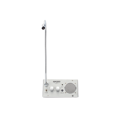 Sistema de Intercomunicación | Ideal para Ventanillas | Audio de voz de dos vías | 12V/1A 2W | Micrófono Interior + Micrófono Exterior