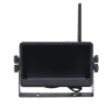 Sistema Profesional Inalámbrico de Cámara de Reversa Infrarroja y Monitor Touch de 7" para Vehículos de Trabajo y Montacargas Sistema Profesional Inalámbrico de Cámara de Reversa Infrarroja y Monitor Touch de 7" para Vehículos de Trabajo y Montacargas