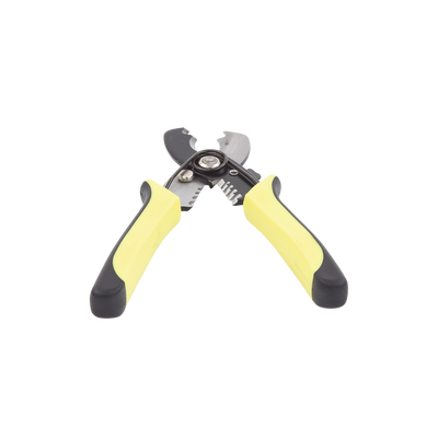 Pinza Pelacables (8-14 AWG) y Cortacables (2/0 AWG Max.) Diseño de Alta Precisión. Mango Ergonómico.