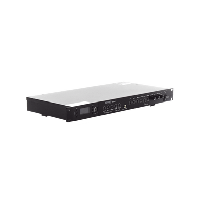 Amplificador de Audio | 2 x 60W | Baja Impedancia 4 - 8Ω | Reproductor Bluetooth, USB, SD | Efectos Integrados Delay, Echo, Repeat