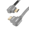 Cable HDMI Angulo 90º| 2m | Alta Definición | Version 2.0 | Alta velocidad 18Gbps | 4K@60Hz |