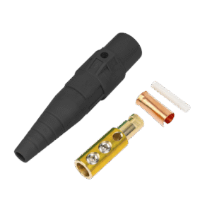 Conector camlock | 400 AMPERES | MACHO | color negro Conector camlock | 400 AMPERES | MACHO | color negro