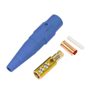 Conector camlock | 400 AMPERES | MACHO | color azul Conector camlock | 400 AMPERES | MACHO | color azul
