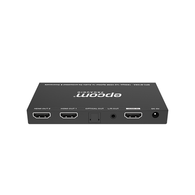 Splitter HDMI 1x2 | 4K@60Hz | Extractor de Audio | Down Scaler | HDR 4:4:4 | EDID | 18Gbps Splitter HDMI 1x2 | 4K@60Hz | Extractor de Audio | Down Scaler | HDR 4:4:4 | EDID | 18Gbps