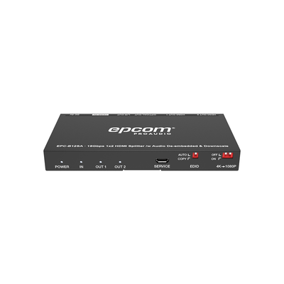 Splitter HDMI 1x2 | 4K@60Hz | Extractor de Audio | Down Scaler | HDR 4:4:4 | EDID | 18Gbps Splitter HDMI 1x2 | 4K@60Hz | Extractor de Audio | Down Scaler | HDR 4:4:4 | EDID | 18Gbps