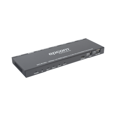 Splitter HDMI 1x4 | 1 Entrada a 4 salidas (Simultaneas) | 4K@60Hz | Extractor de Audio | Down Scaler | HDR 4:4:4 | EDID | 18Gbps Splitter HDMI 1x4 | 1 Entrada a 4 salidas (Simultaneas) | 4K@60Hz | Extractor de Audio | Down Scaler | HDR 4:4:4 | EDID | 18Gbps