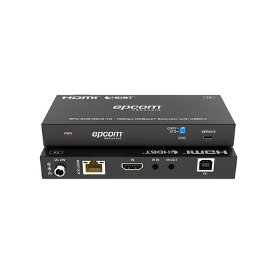 Kit Extensor HDMI con KVM | 4K@60Hz 4:4:4 | 150m en 1080 | 120m en 4K | HDBaseT | USB 2.0 | IR Bidireccional | POC | EDID Kit Extensor HDMI con KVM | 4K@60Hz 4:4:4 | 150m en 1080 | 120m en 4K | HDBaseT | USB 2.0 | IR Bidireccional | POC | EDID