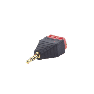 Conector de audio de 3.5mm macho a terminal de tornillo de 3 pines Conector de audio de 3.5mm macho a terminal de tornillo de 3 pines