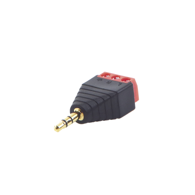 Conector de audio de 3.5mm macho a terminal de tornillo de 3 pines Conector de audio de 3.5mm macho a terminal de tornillo de 3 pines