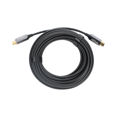 Cable HDMI de Fibra Óptica de 10m | Alta Definición | Version 2.1 | Alta velocidad 18Gbps | 8K@60Hz | HDCP 2.2 | Resistente a EMI y RFI