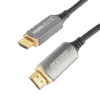 Cable HDMI de Fibra Óptica de 10m | Alta Definición | Version 2.1 | Alta velocidad 18Gbps | 8K@60Hz | HDCP 2.2 | Resistente a EMI y RFI