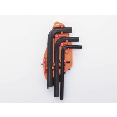 Juego de 10 Llaves Hexagonales (Allen) Milimétricas con Portallaves Plástico. Juego de 10 Llaves Hexagonales (Allen) Milimétricas con Portallaves Plástico.